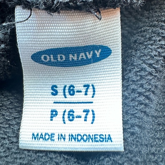 Old Navy Girls Mid Rise French Terry Zip-Pocket Street Sweatpants Black Size 6/7 - Picture 4 of 5